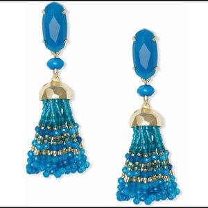Kendra Scott Dove Earrings in Teal Agate
